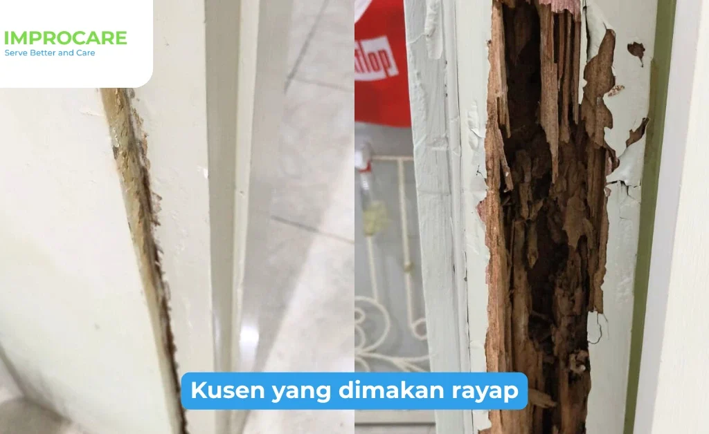 kerusakan kusen kayu