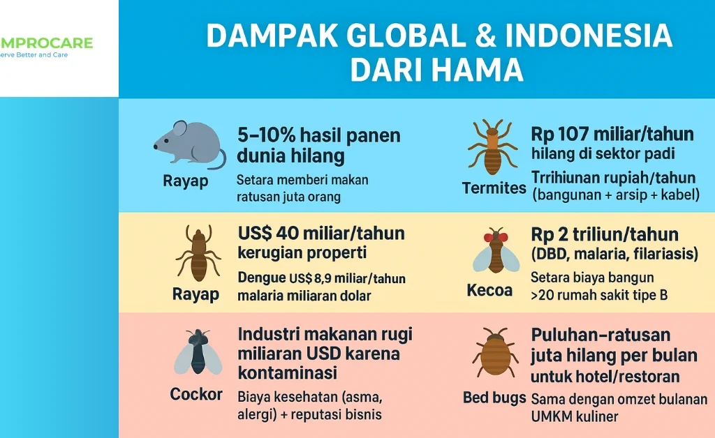 dampak global dari hama