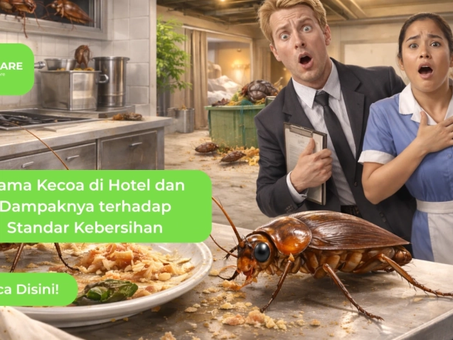 hama kecoa di hotel