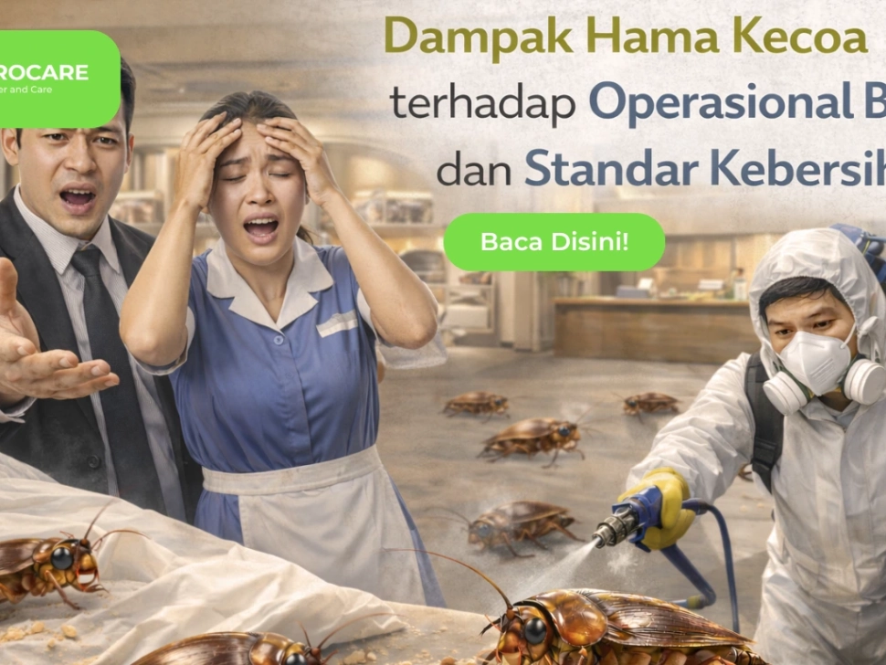dampak hama kecoa