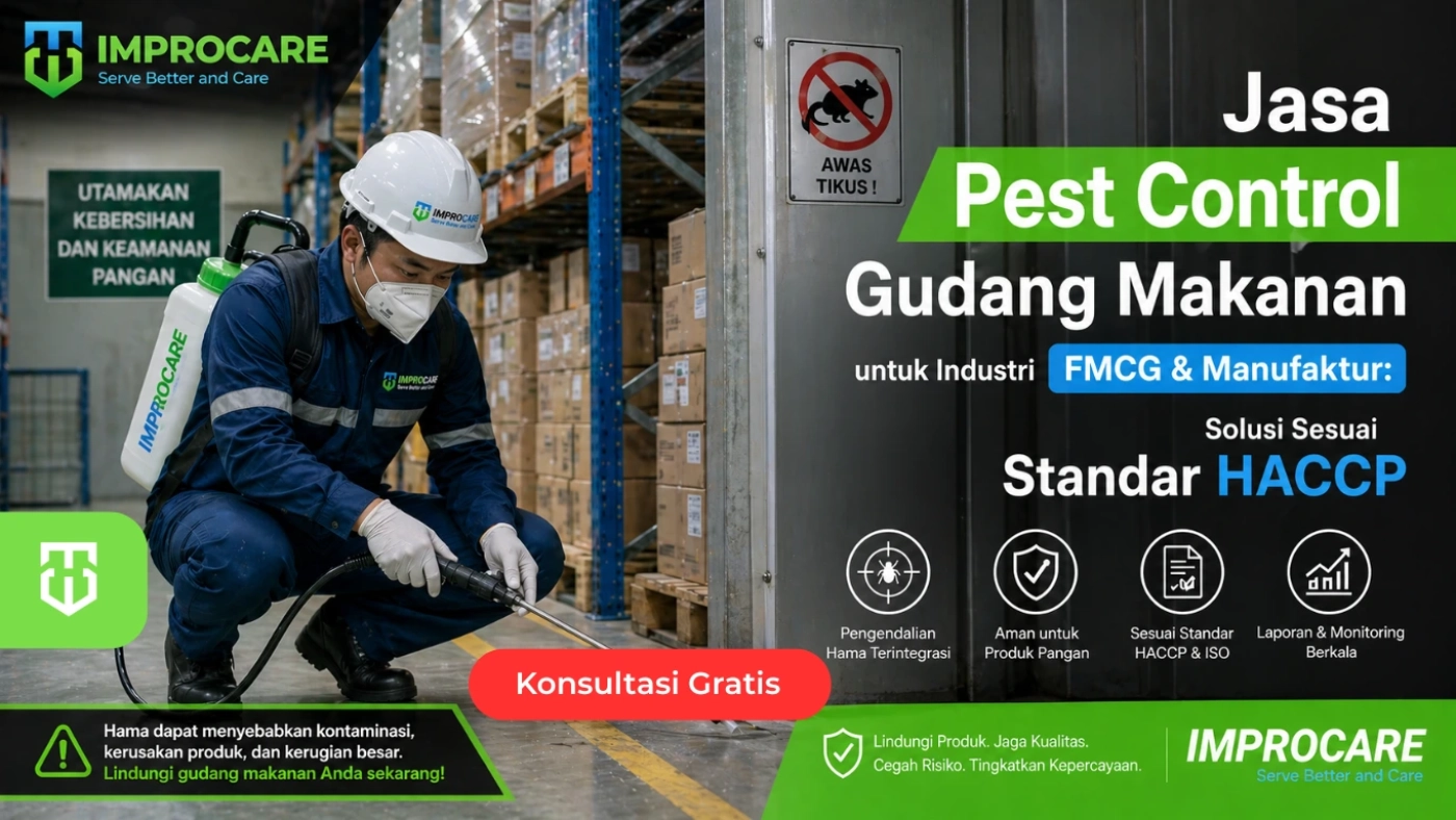 jasa pest control gudang makanan
