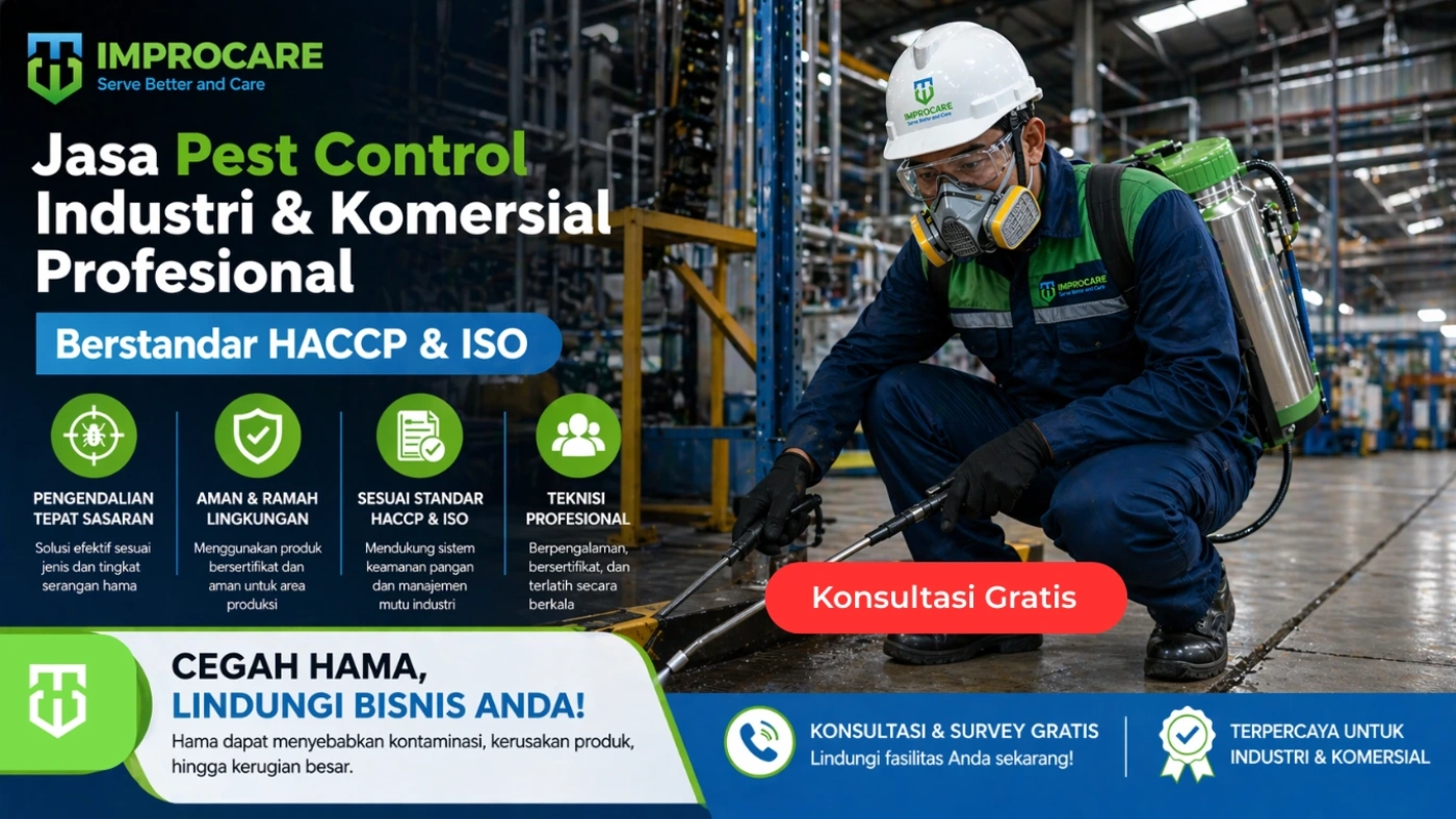 jasa pest control industri & komersial profesional
