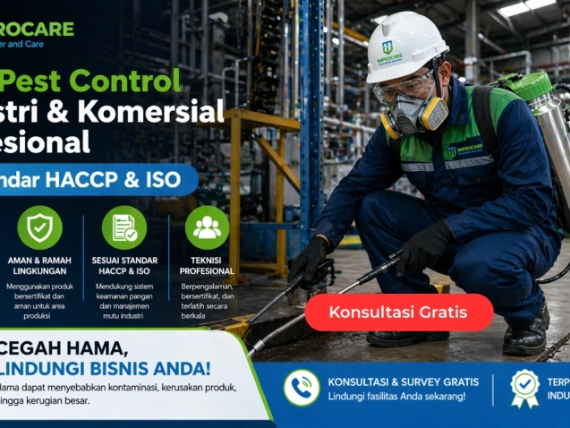 jasa pest control industri & komersial profesional