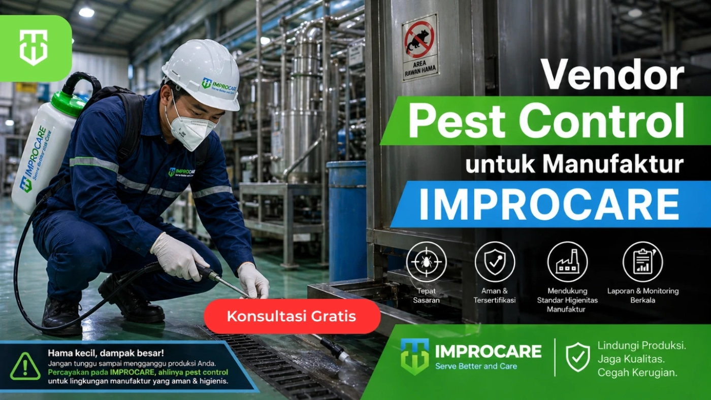 vendor pest control untuk manufaktur