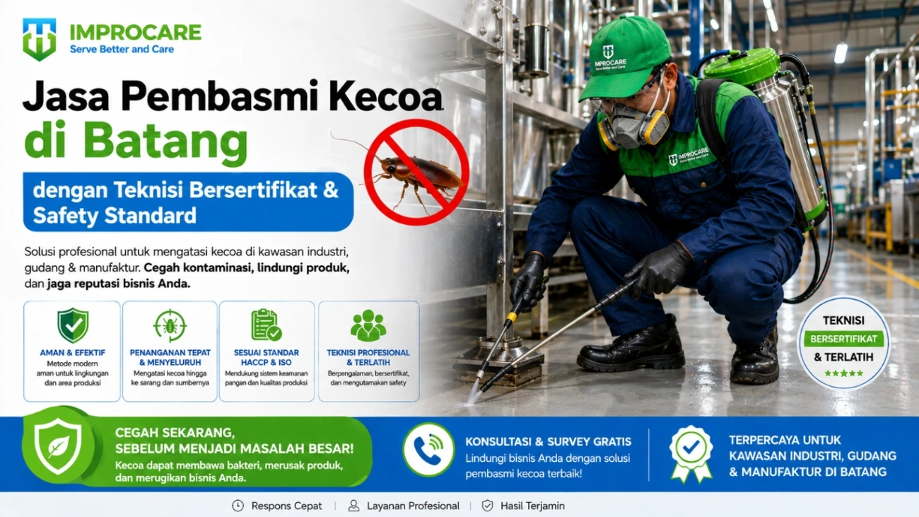 jasa pembasmi kecoa di batang