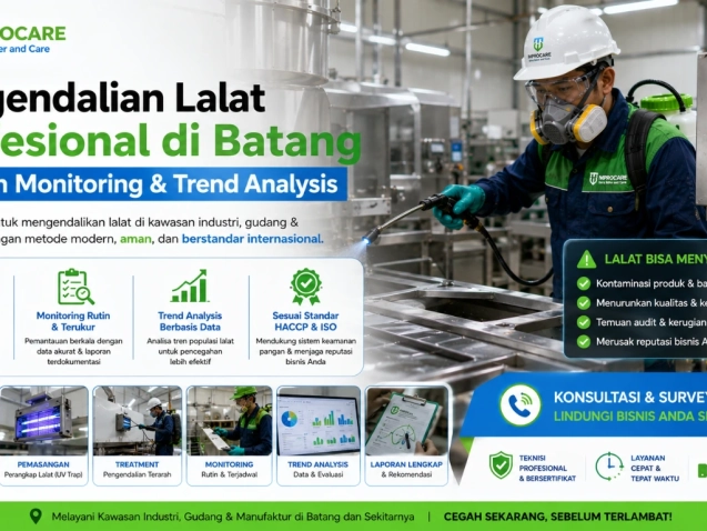 Pengendalian Lalat Profesional di Batang dengan Monitoring & Trend Analysis